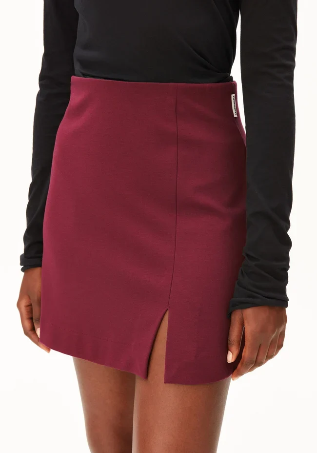ARMEDANGELS Vanjaraa Mini Skirt velvet red