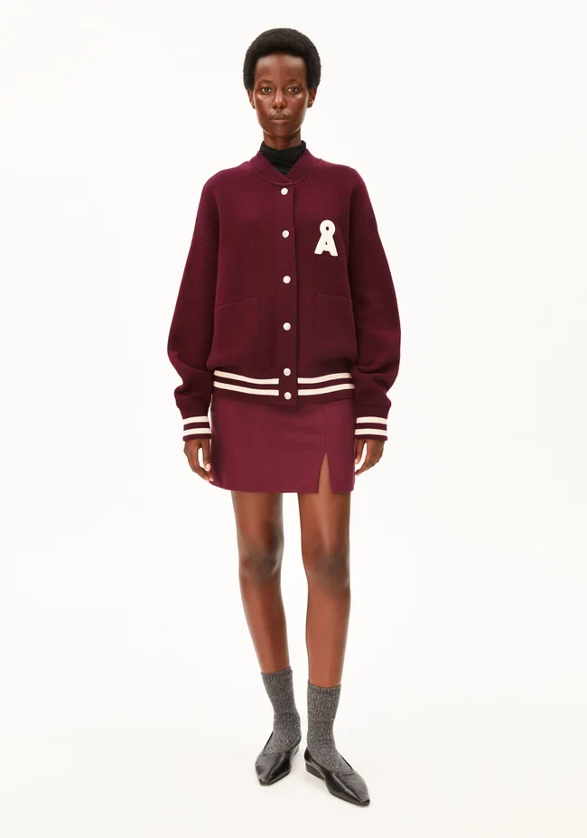 ARMEDANGELS Vanjaraa Mini Skirt velvet red