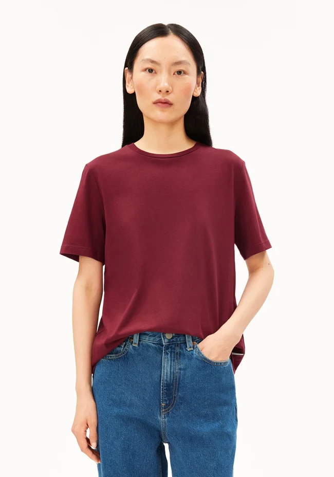 ARMEDANGELS Lualaa T-Shirt velvet red