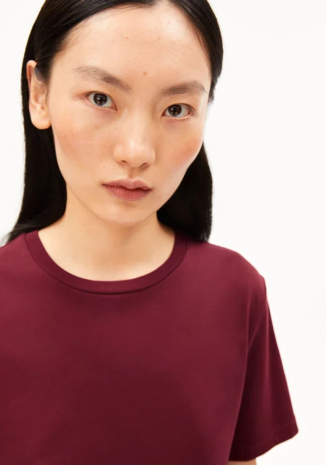 ARMEDANGELS Lualaa T-Shirt velvet red