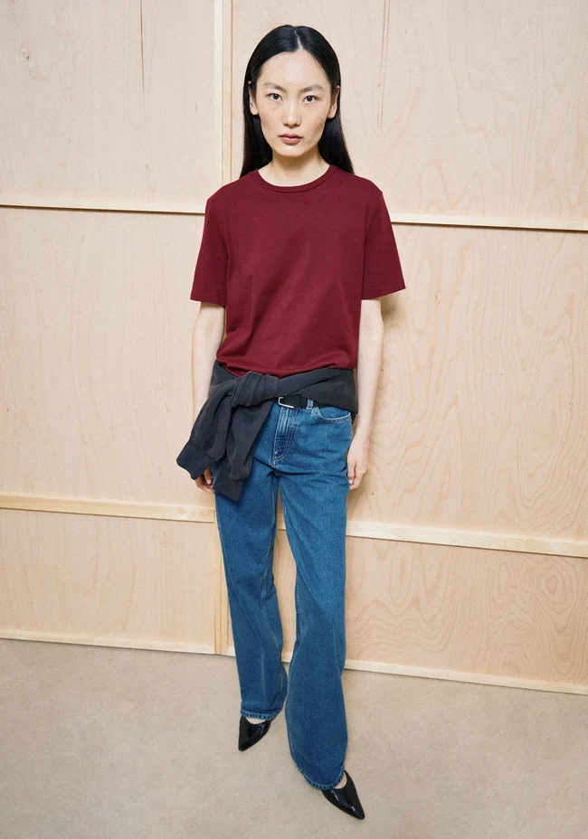 ARMEDANGELS Lualaa T-Shirt velvet red
