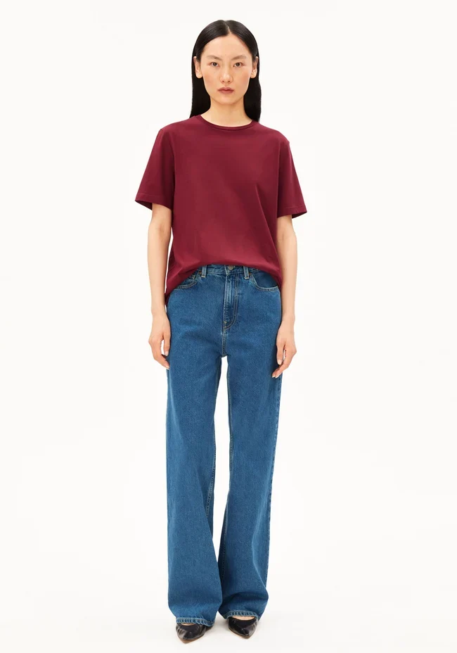 ARMEDANGELS Lualaa T-Shirt velvet red