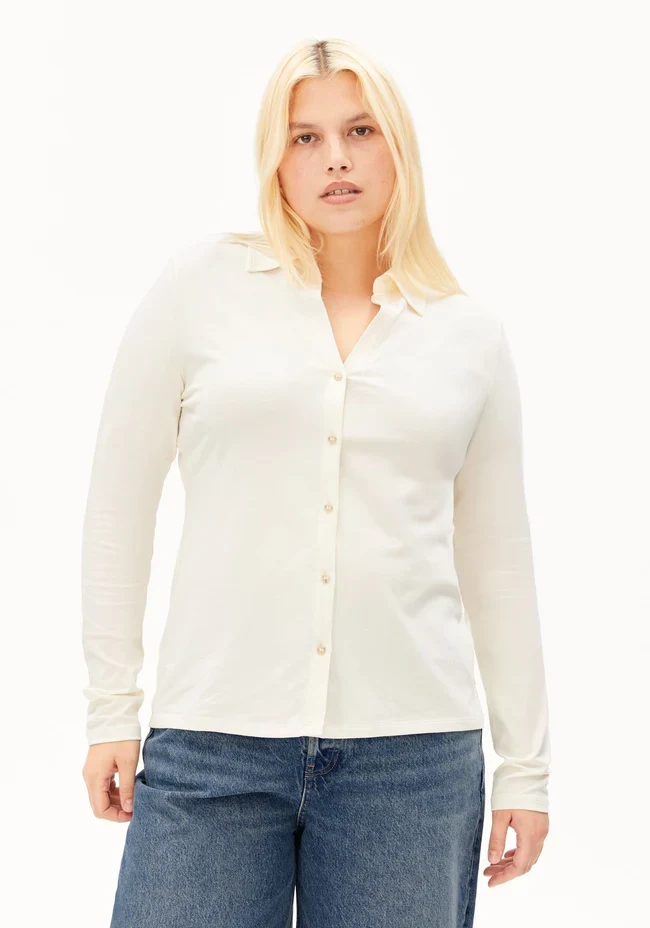 ARMEDANGELS Nalaannia Blouse oatmilk