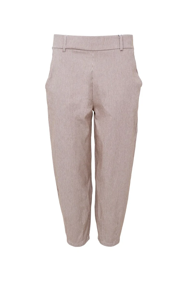Black Colour - Bcmallory Barrel Pant 41176 - Espresso