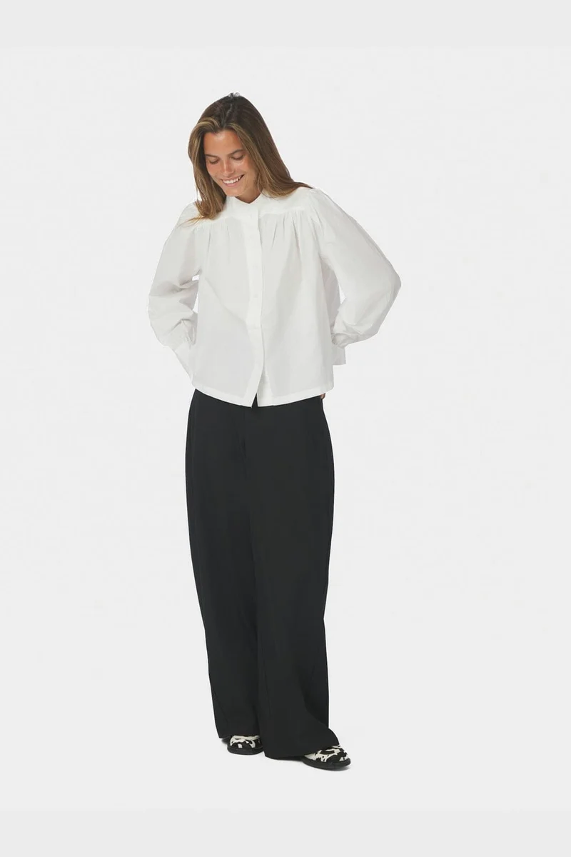 Neo Noir - Melya Poplin Shirt 171025 - 120 - White