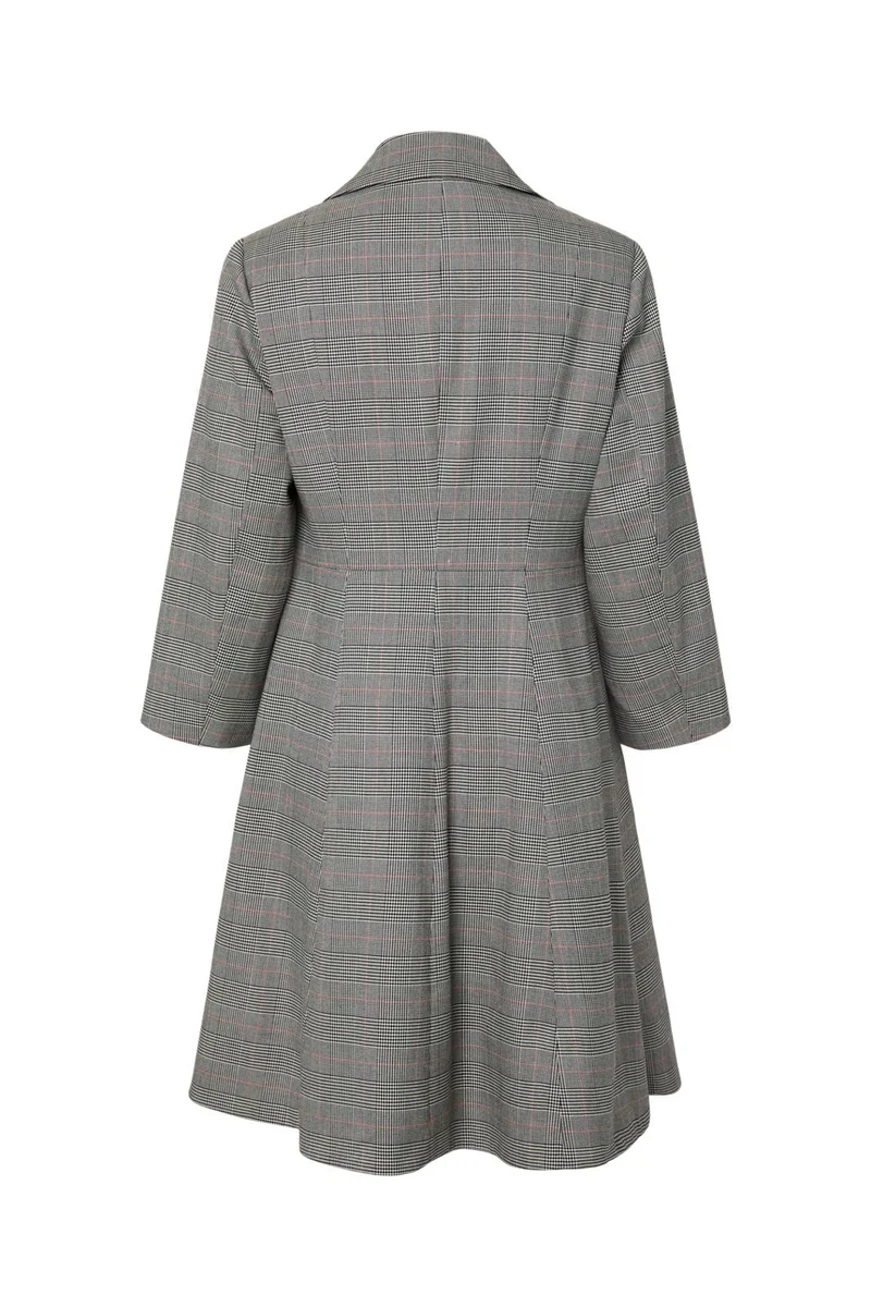 YAS - Yasthela 7/8 Wrap Dress - 5160893 Star White Checks