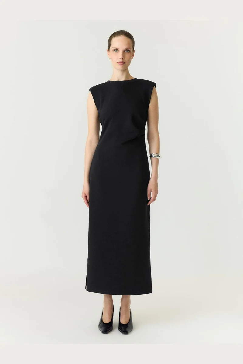 Yas - Yaspina Sl Long Dress - 4828246 Black