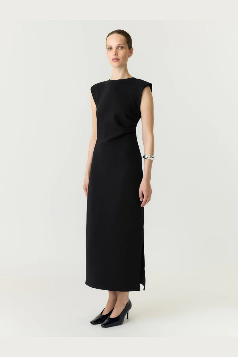 Yas - Yaspina Sl Long Dress - 4828246 Black
