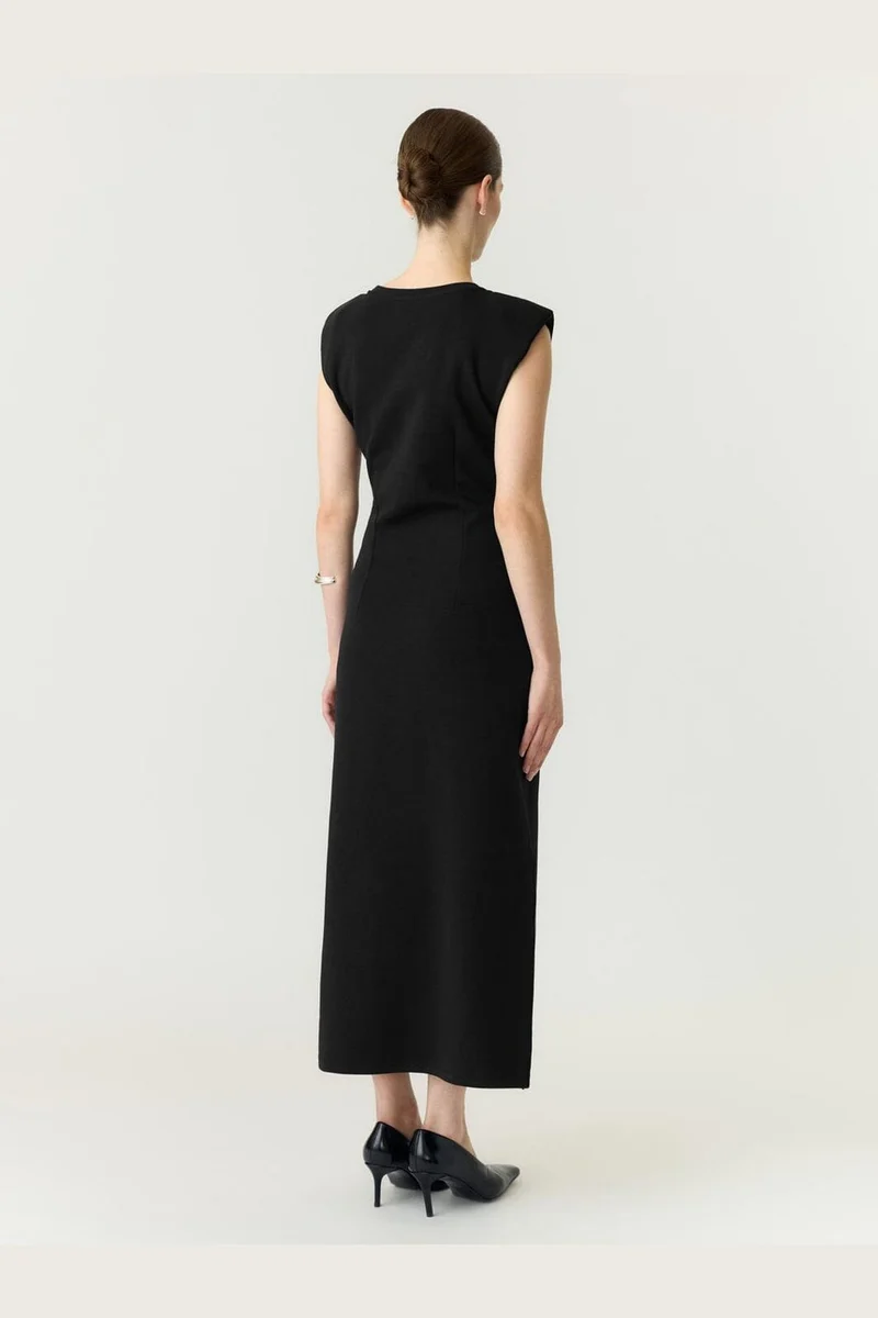 Yas - Yaspina Sl Long Dress - 4828246 Black