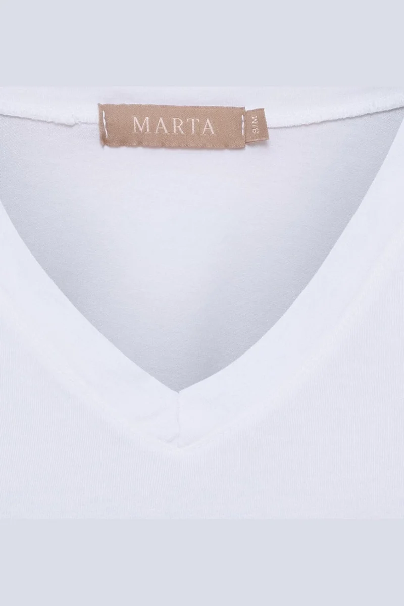 Marta Du Chateau - Mdcsabela Tee 26100 - White