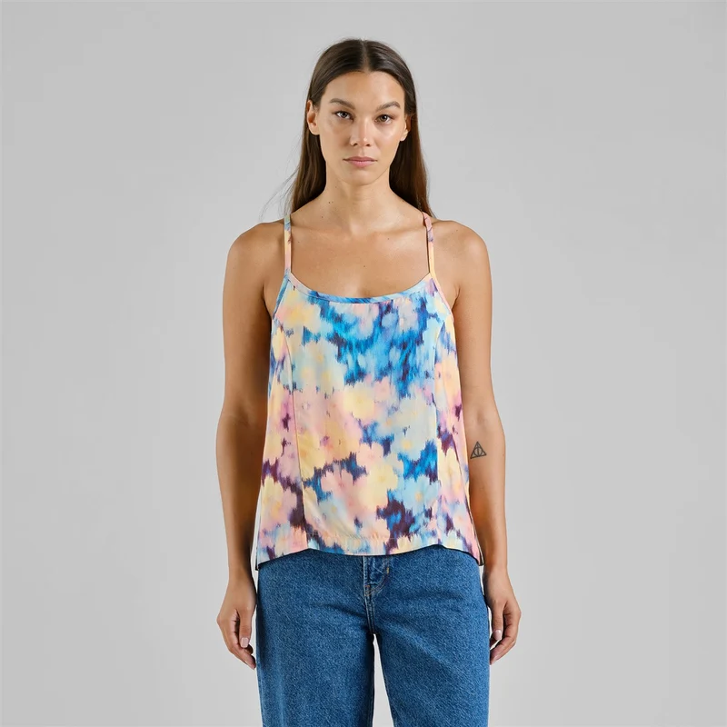 DEDICATED Strap Top Hoby Ikat Field Multi Color