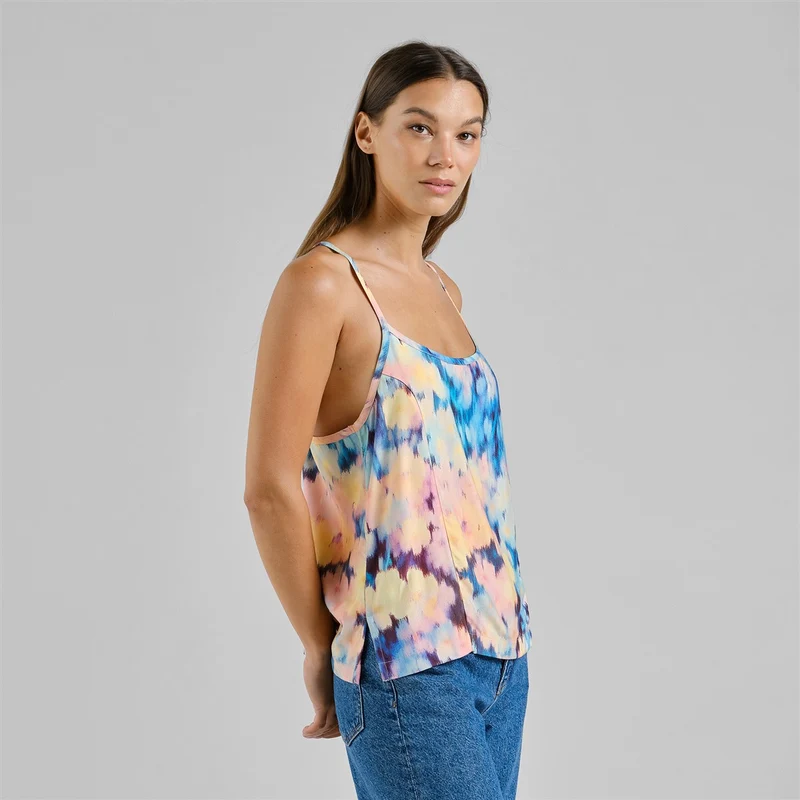 DEDICATED Strap Top Hoby Ikat Field Multi Color
