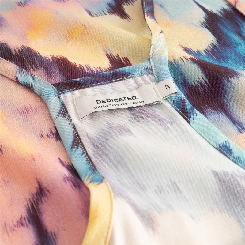 DEDICATED Strap Top Hoby Ikat Field Multi Color