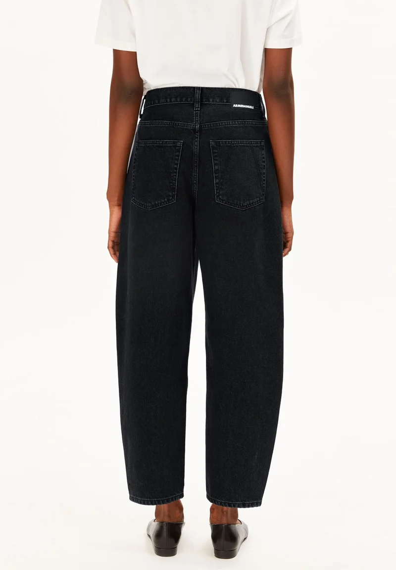 ARMEDANGELS Baarly High Waist Barrel Jeans ebony black