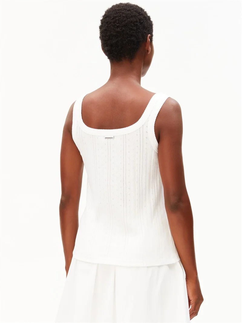 ARMEDANGELS Pointelle Top white