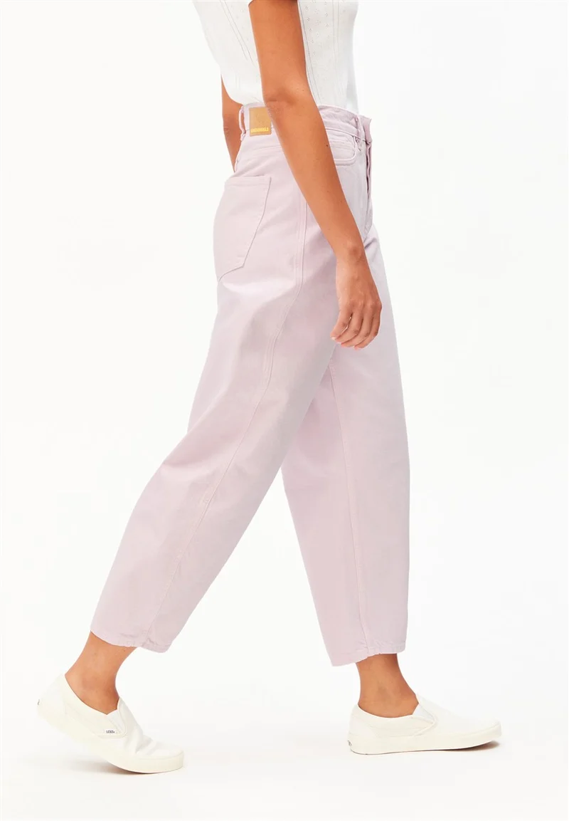 ARMEDANGELS Baarly High Waist Barrel Jean pink mist