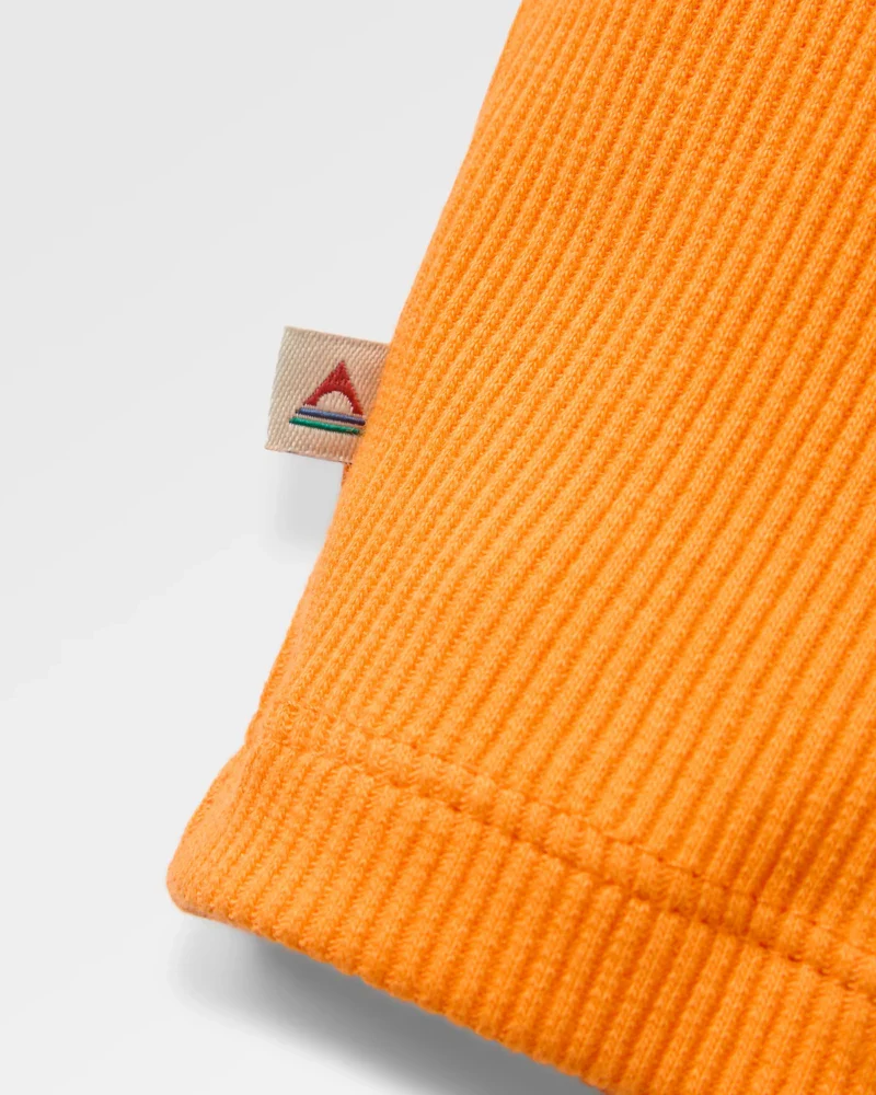 PASSENGER Atmos Ribbed Tank Top bright orange