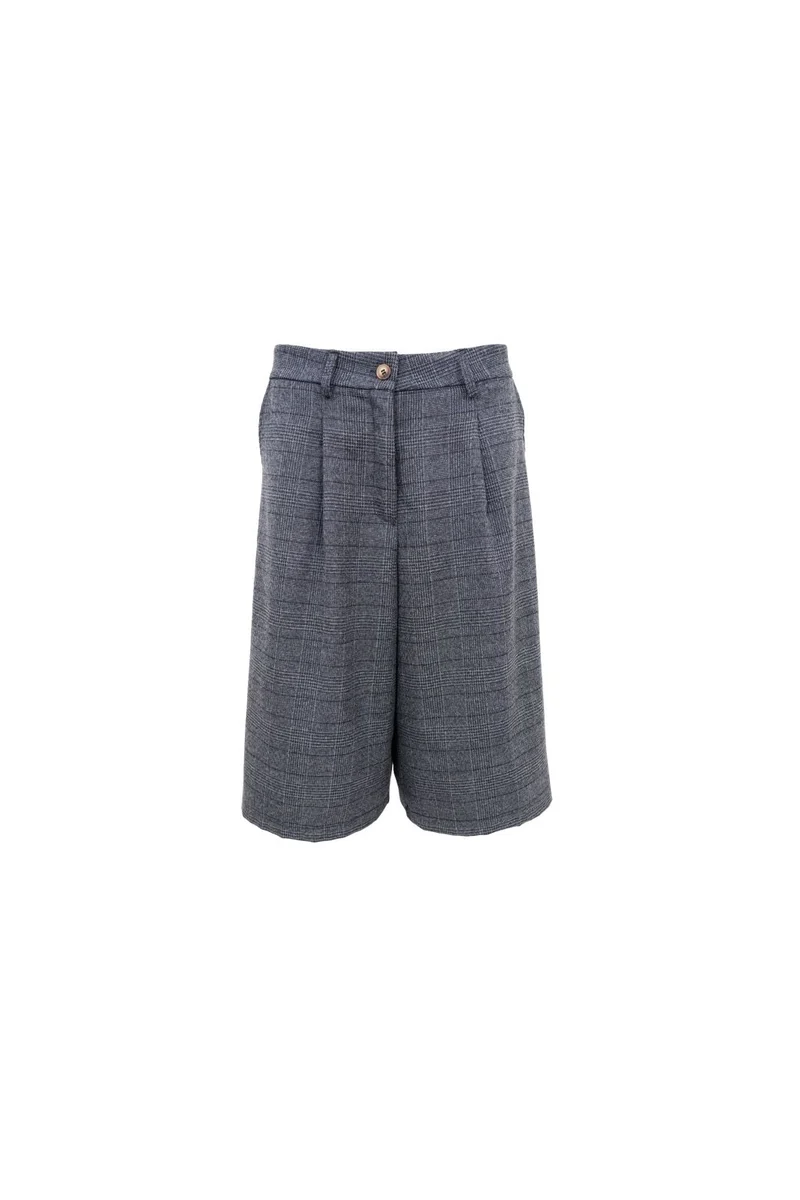 Black Colour - Bcluciano Pleated Jorts 41336 - Dk. Grey
