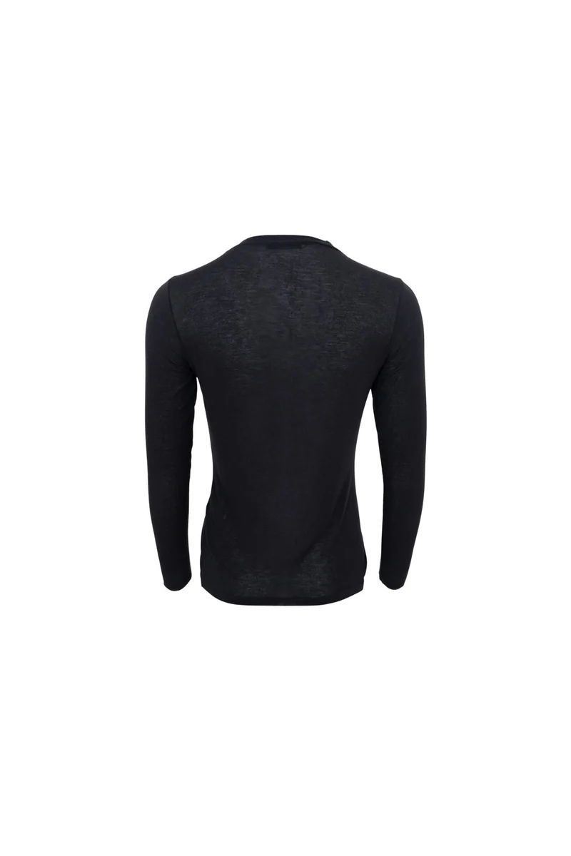 Black Colour - Bcalba Ls Tee 41260 - Shirts,Mesh & Basic Blouses - Black Solid