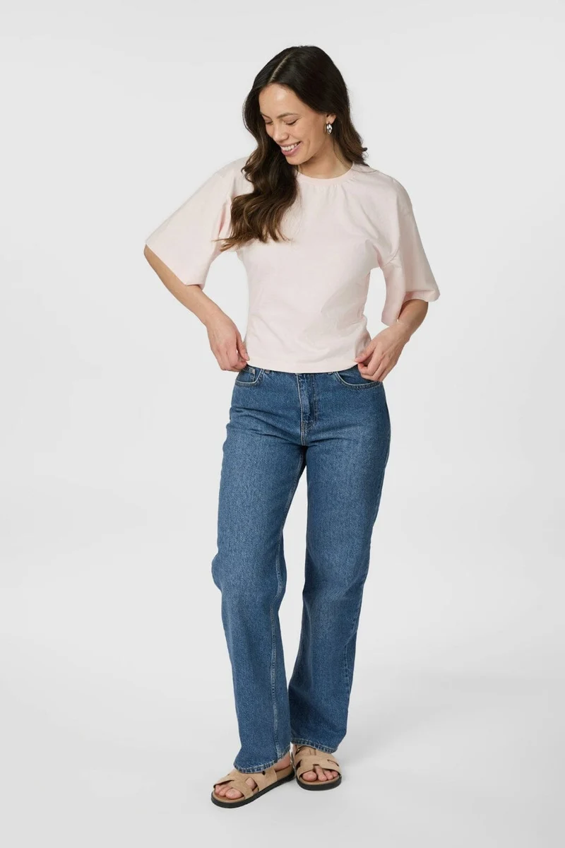 Neo Noir - Asha Boxy Tee 164418 - 754 - Light Pink