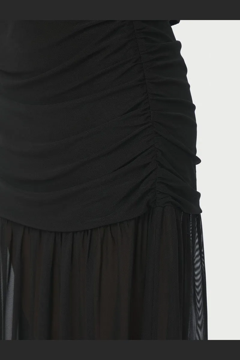 Neo Noir - Mori Layered Skirt 166934 - 100 - Black