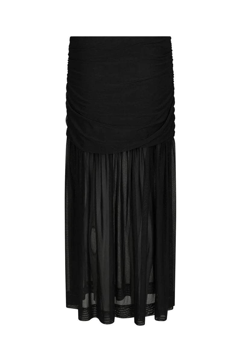 Neo Noir - Mori Layered Skirt 166934 - 100 - Black
