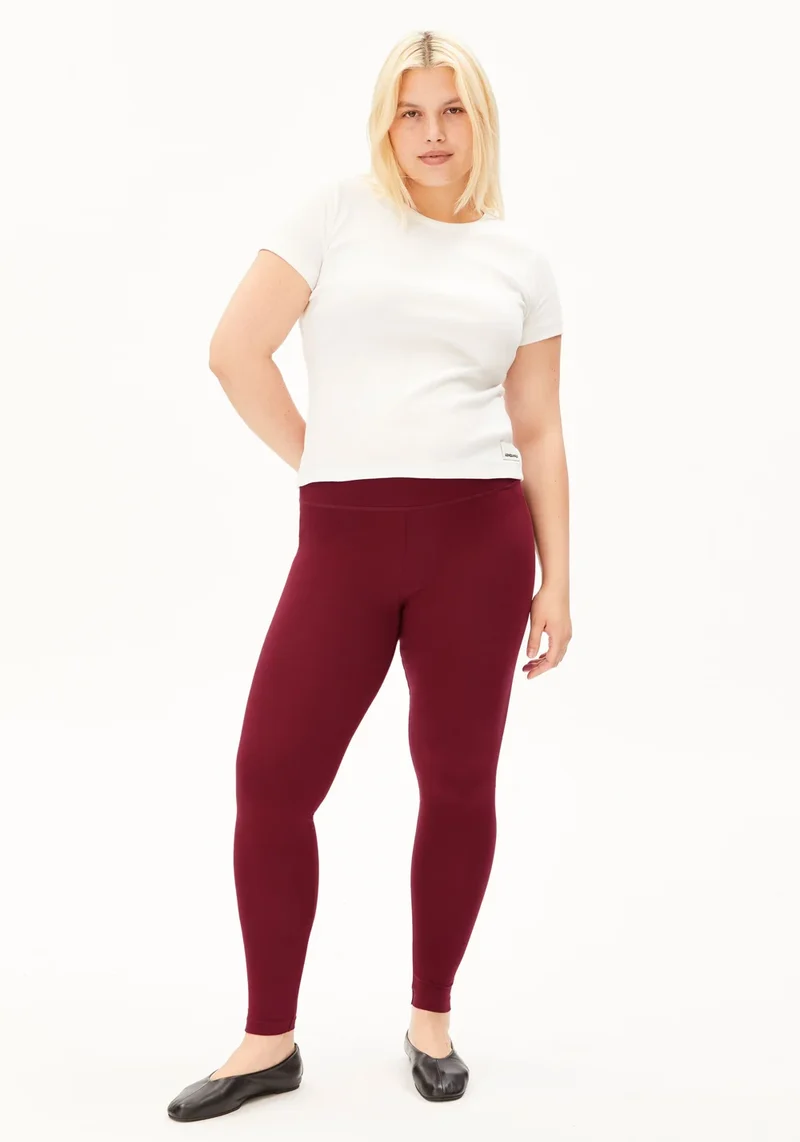 ARMEDANGELS Faribaa Leggings velvet red
