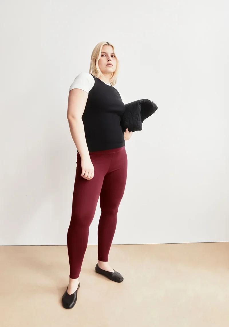 ARMEDANGELS Faribaa Leggings velvet red