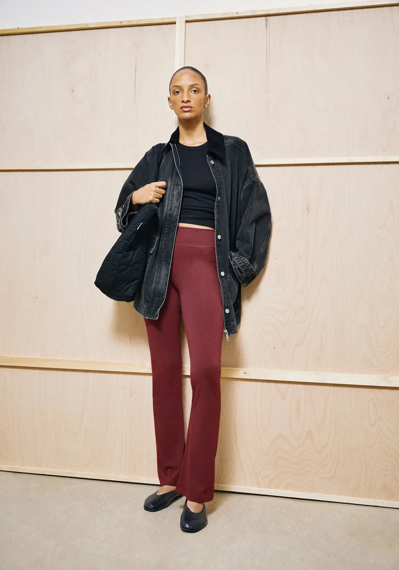 ARMEDANGELS Rehmaa Leggings velvet red