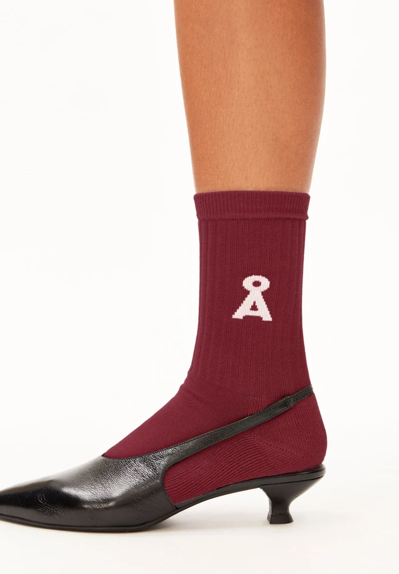 ARMEDANGELS Saamus Bold Socks W velvet red