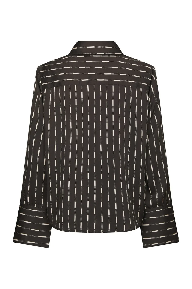 Neo Noir - Mistan Print Shirt 170711 - 676 - Dark Brown