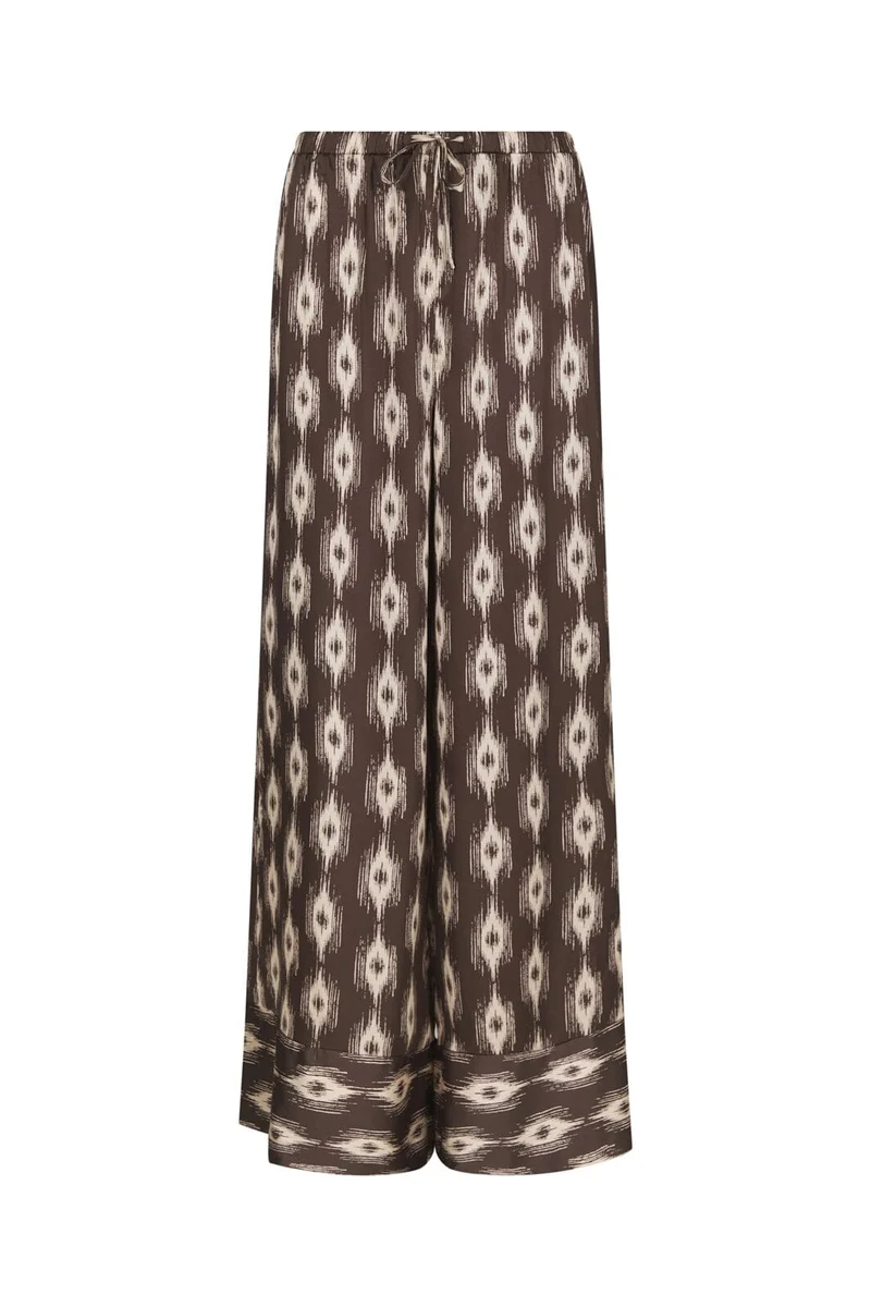 Neo Noir - Sora Ikat Pants 170975 - 676 - Dark Brown