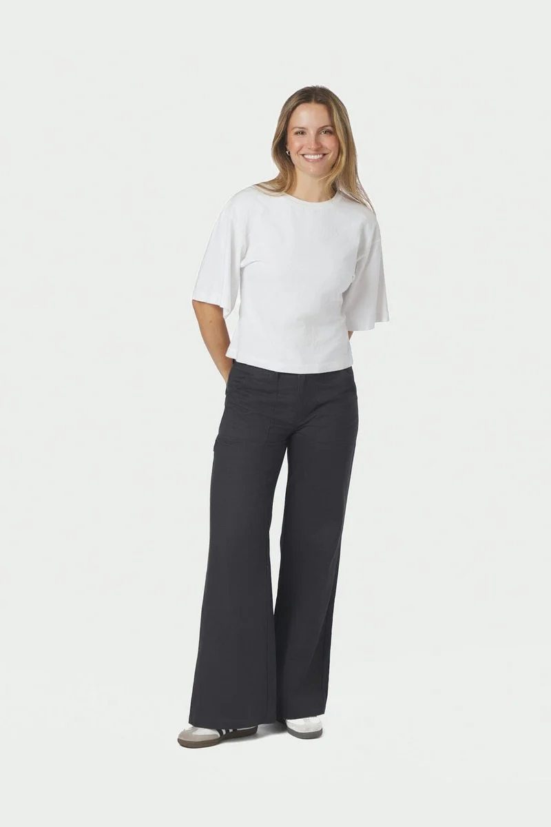 Neo Noir - Saphir Twill Pants 170794 - 132 - Antracit