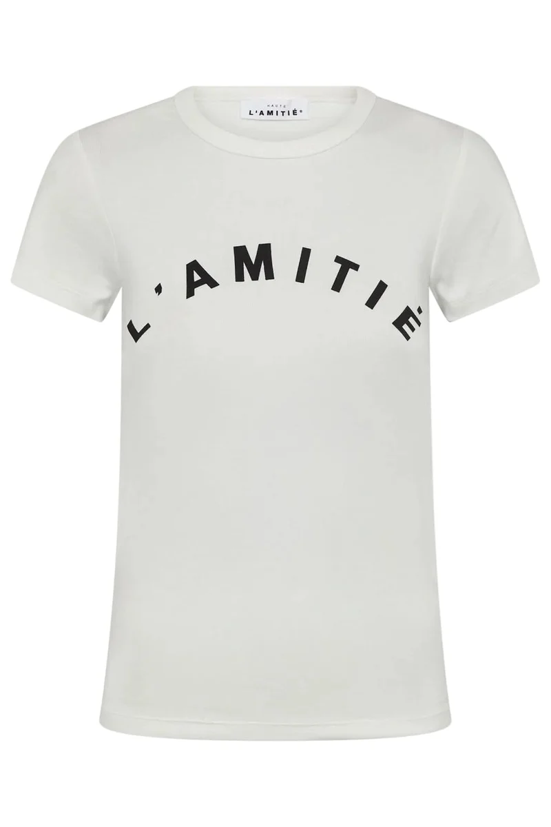 Haute L'Amitié - Clean Logo Tee Hl10849 - Off-White