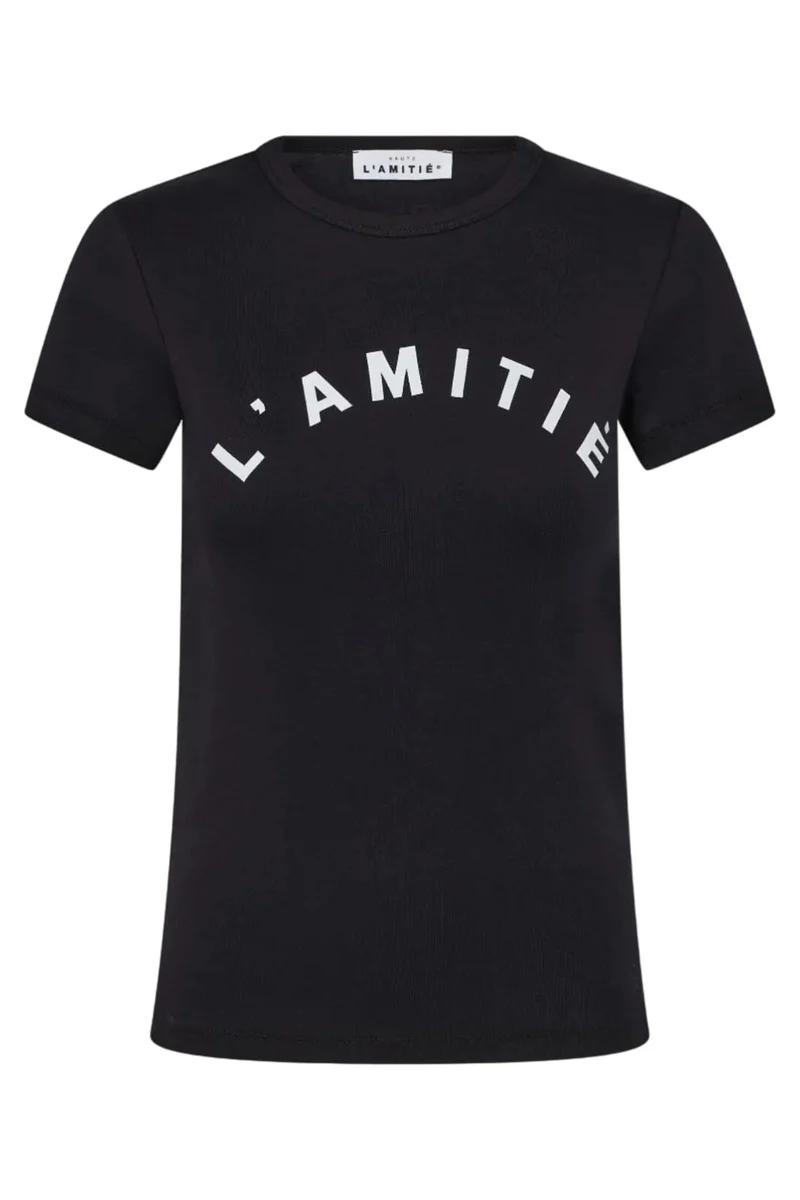 Haute L'Amitié - Clean Logo Tee Hl10849 - Black