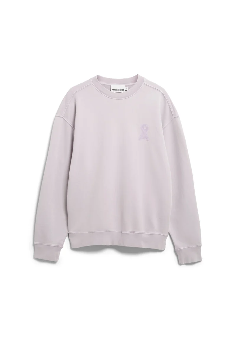 ARMEDANGELS Iconic Å Gmt Dye Sweatshirt moonlit lilac washed