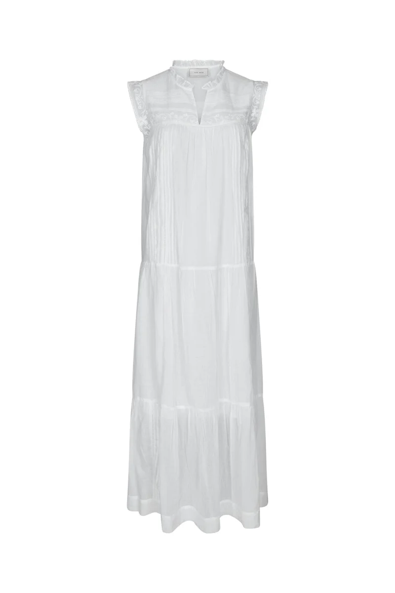 Neo Noir - Veana S Voile Maxi Dress 169064 - 120 - White