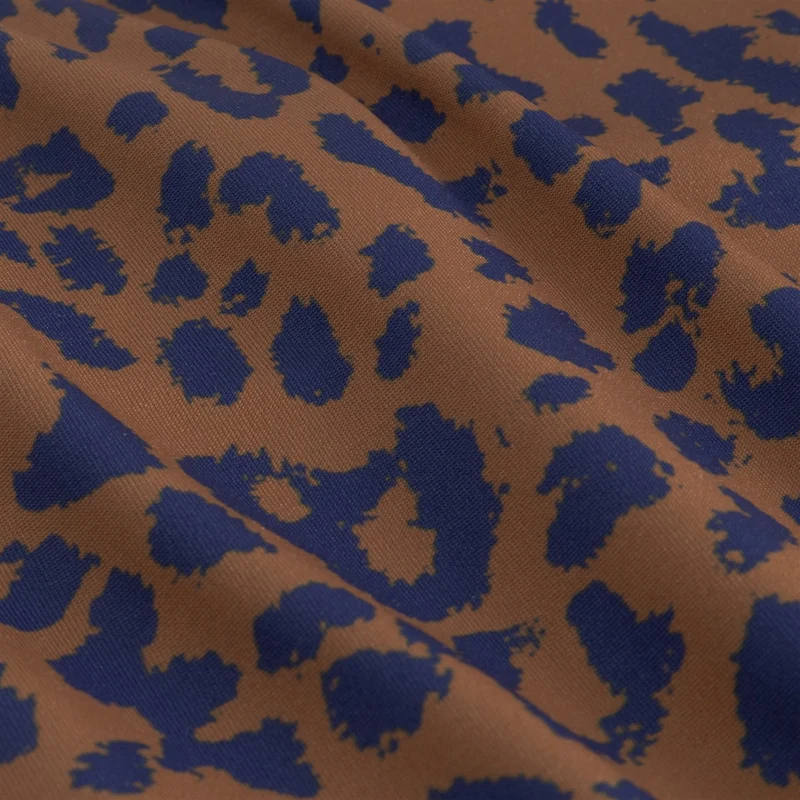 DEDICATED Swimsuit Vinterviken Leopard Light Brown