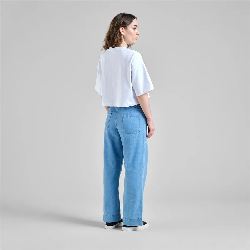DEDICATED Workwear Pants Vara Denim Light Blue