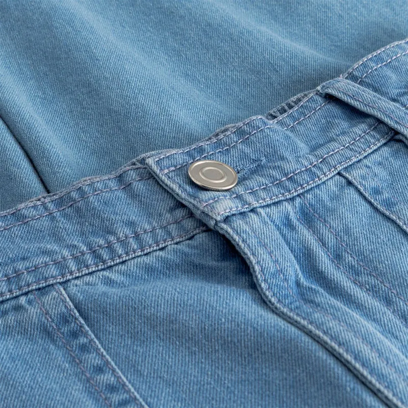 DEDICATED Workwear Pants Vara Denim Light Blue