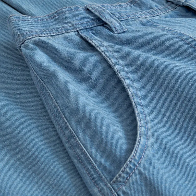 DEDICATED Workwear Pants Vara Denim Light Blue