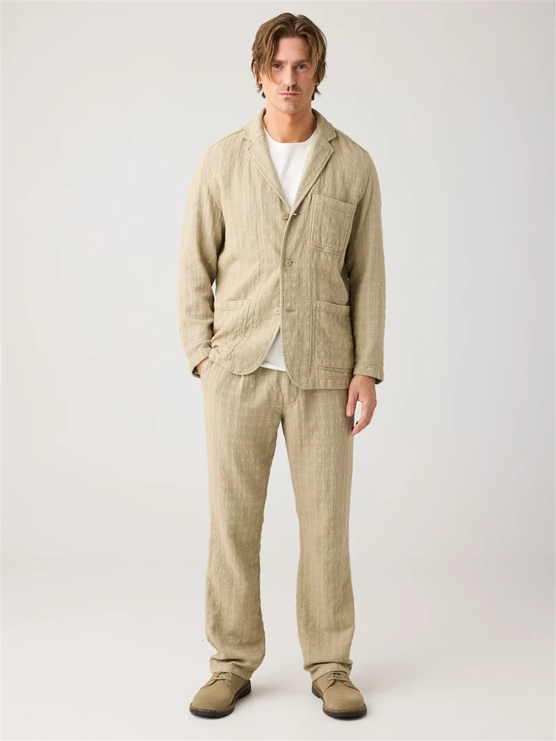 KNOWLEDGE COTTON APPAREL Structure Blazer twill