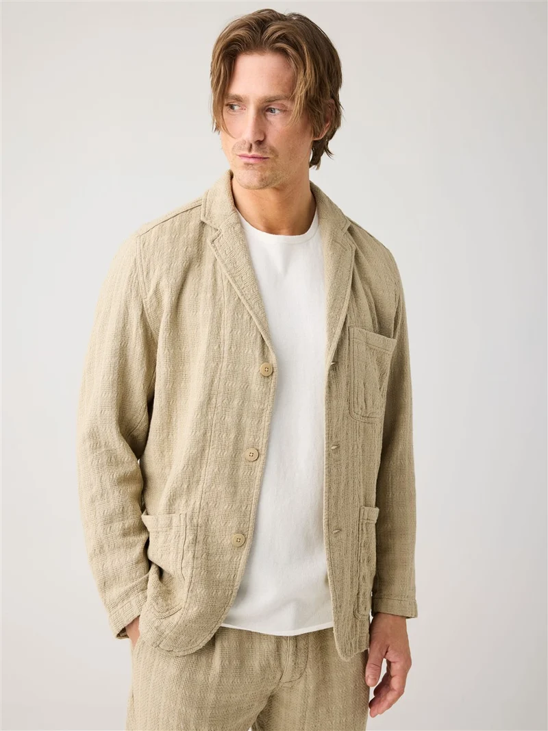 KNOWLEDGE COTTON APPAREL Structure Blazer twill