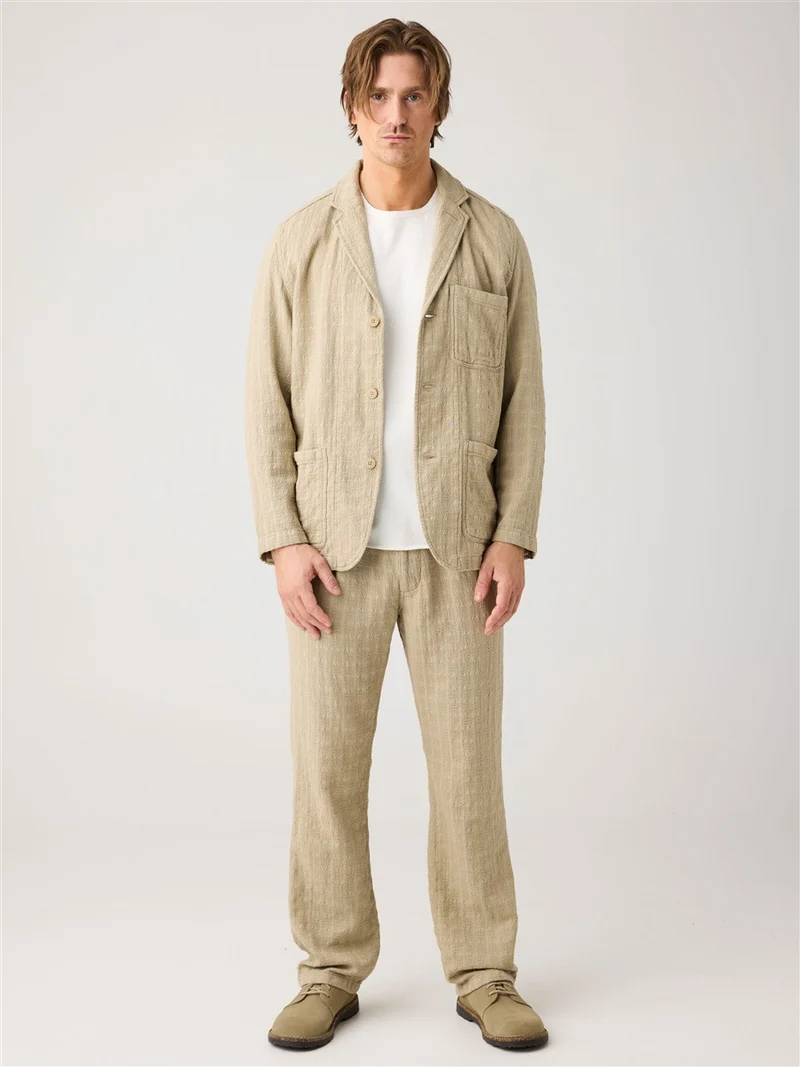 KNOWLEDGE COTTON APPAREL Structure Blazer twill