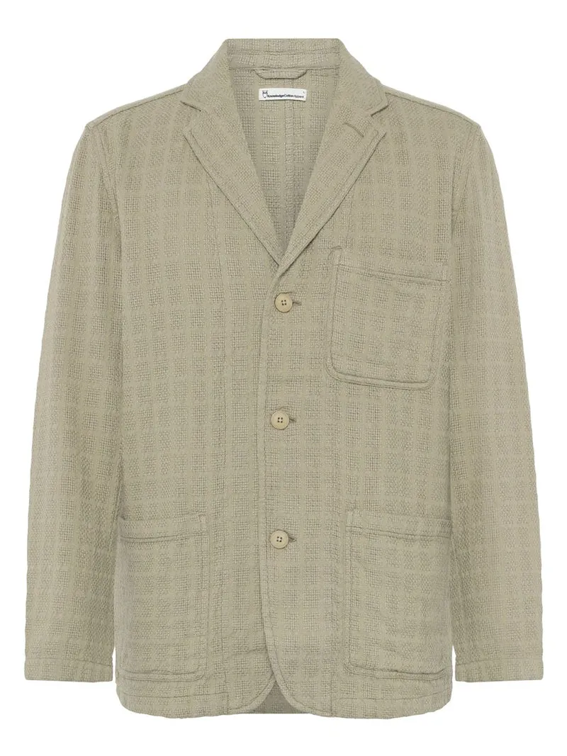 KNOWLEDGE COTTON APPAREL Structure Blazer twill