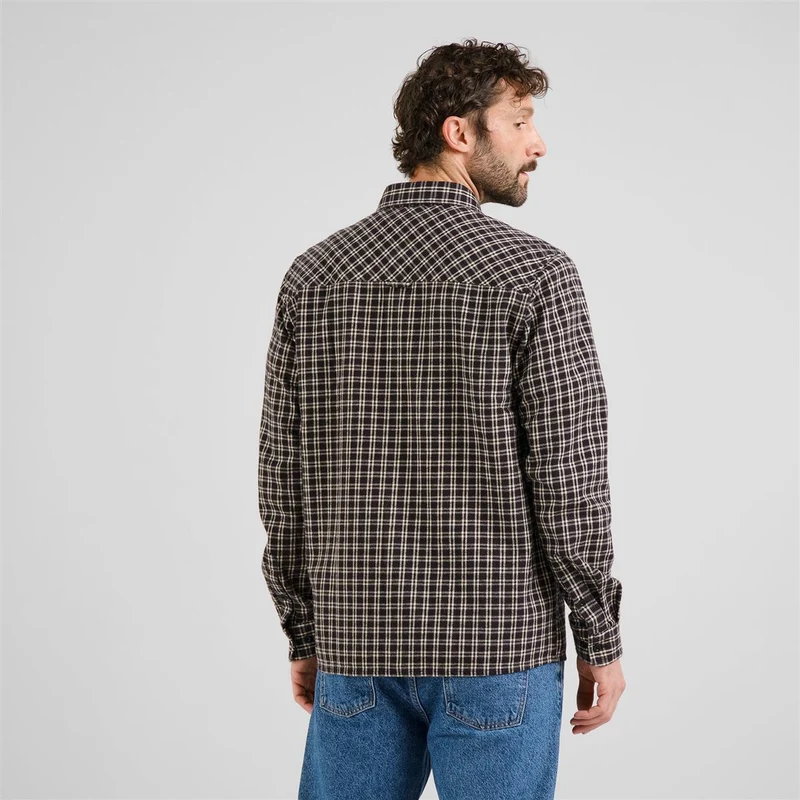 DEDICATED Shirt Rute Flannel Check Black
