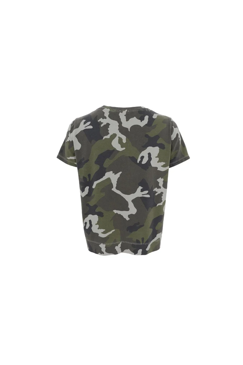 Black Colour - Bczelda S/S T-Shirt 40885 - Shirts - Army Camouflage