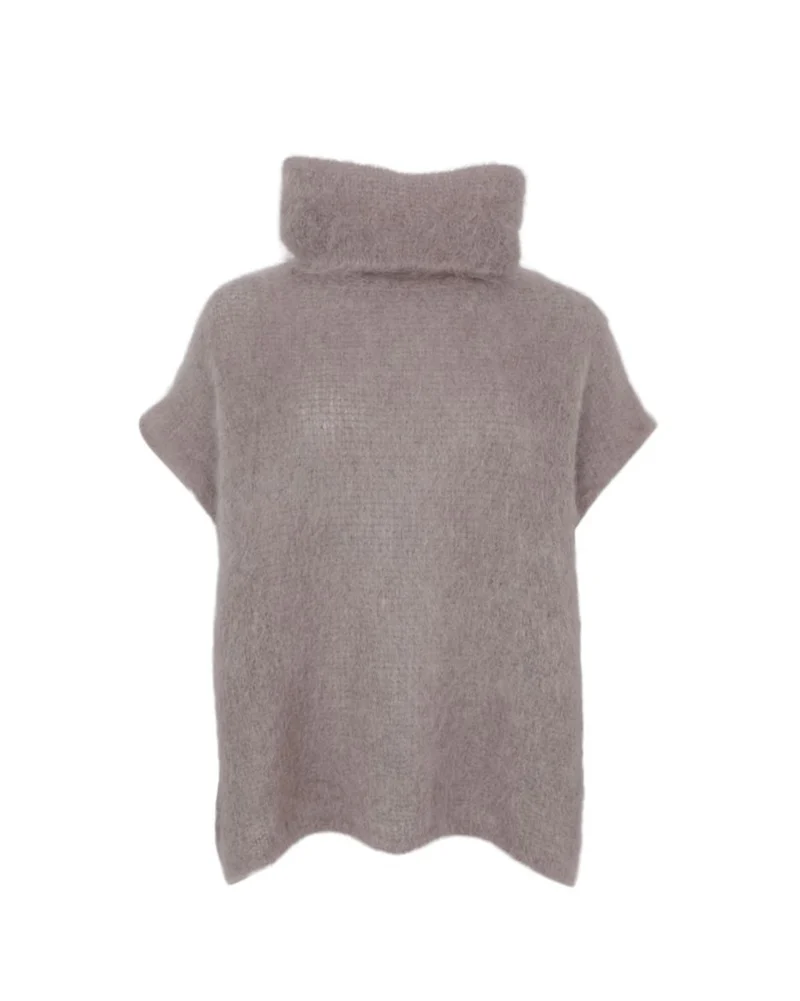 Black Colour - Bcbjoerk Rollneck Vest 1216 - Taupe