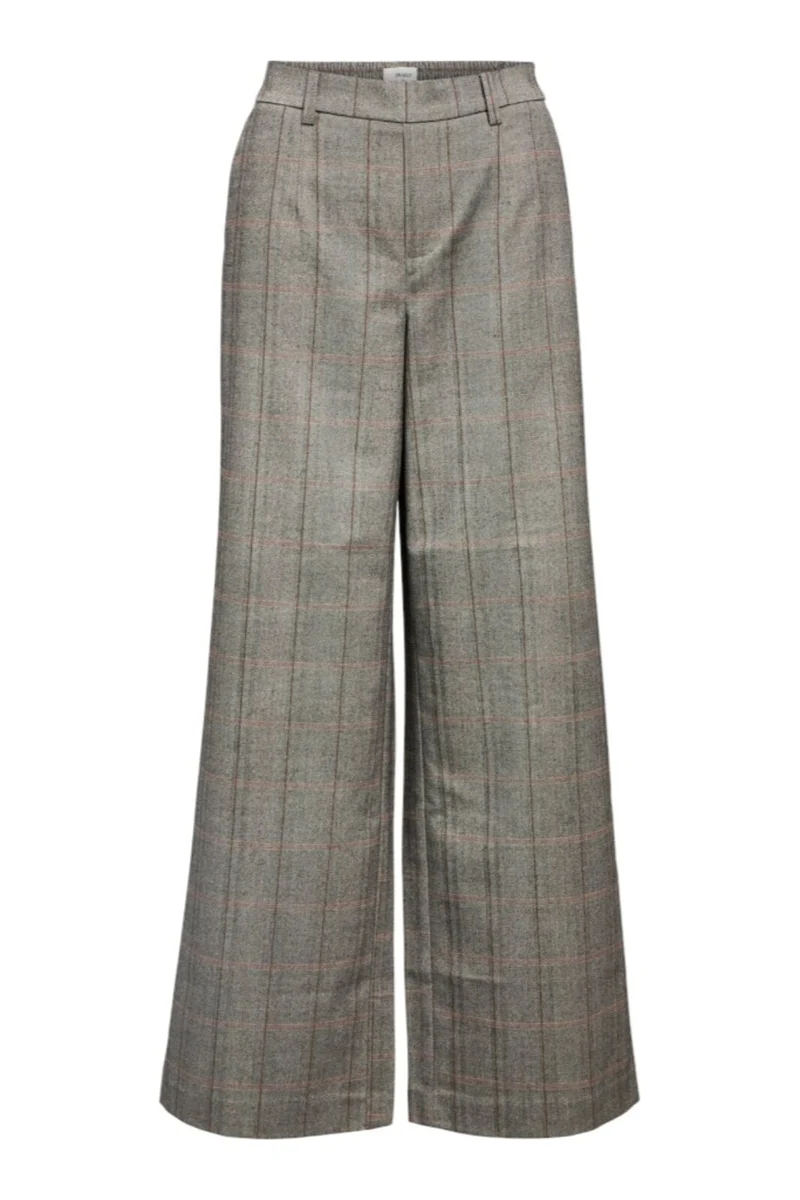 Object - Objlisa Wide Pant - 4789079 Black Humus + Tannin