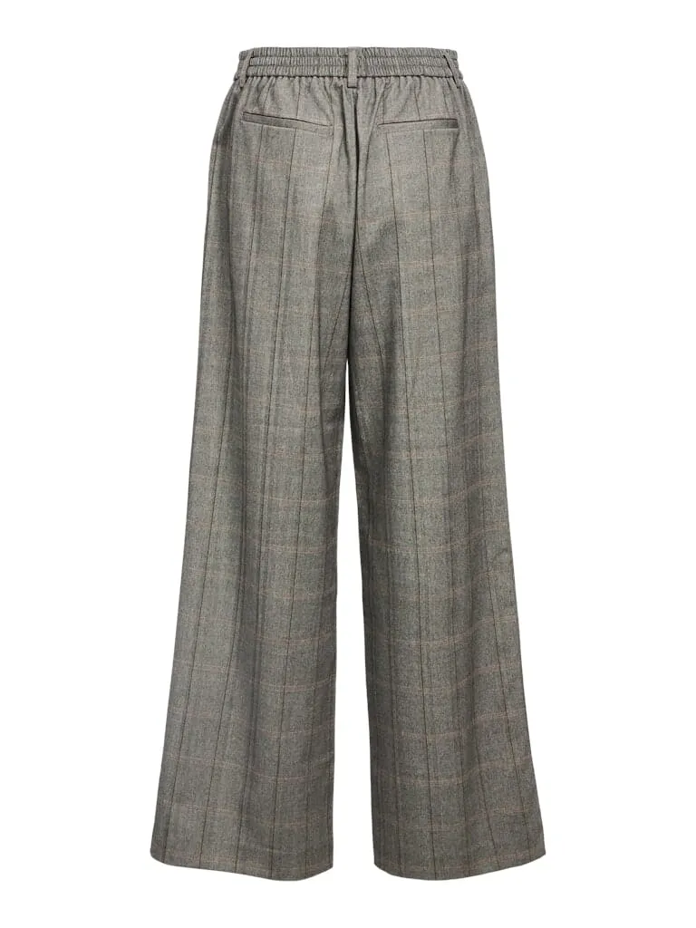Object - Objlisa Wide Pant - 4789079 Black Humus + Tannin